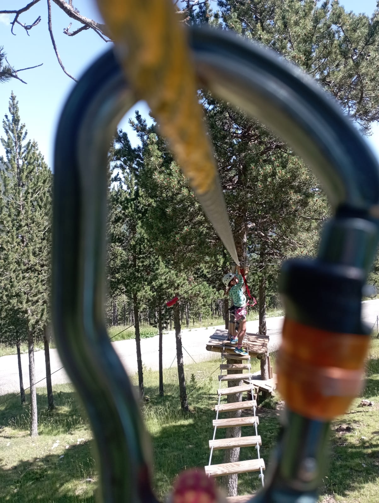 Parque acrobático de aventura en Port del Comte