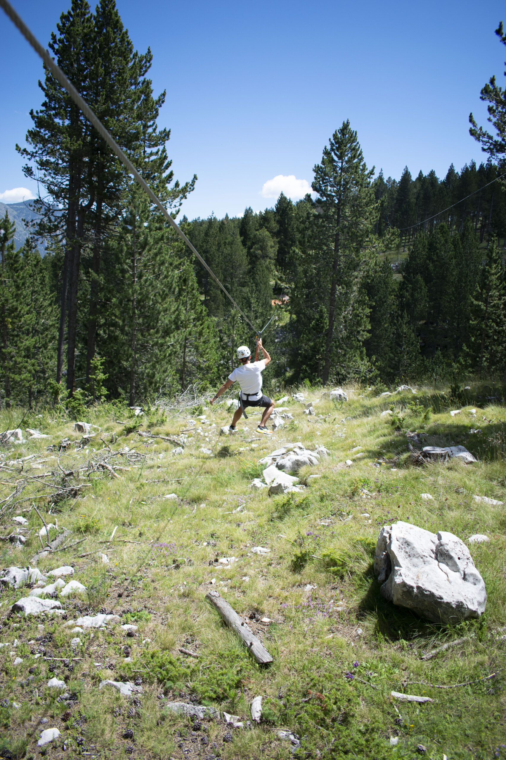 Parque acrobático de aventura en Port del Comte