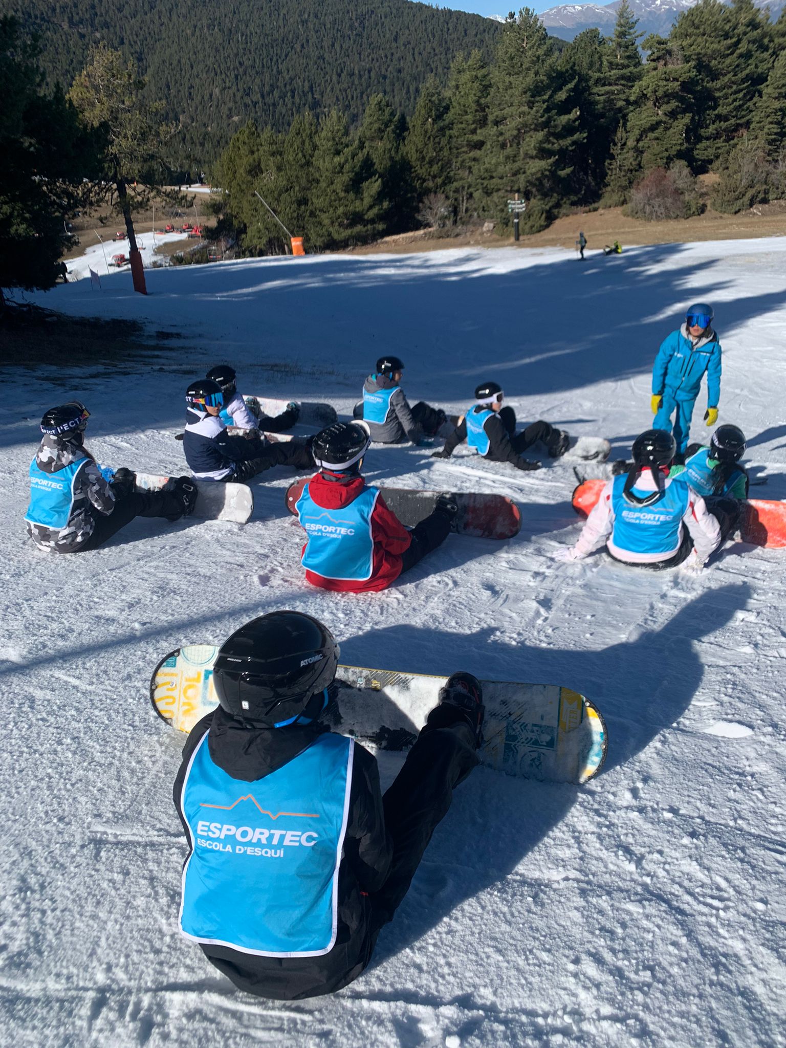 Classe particular de snowboard a Port del Comte