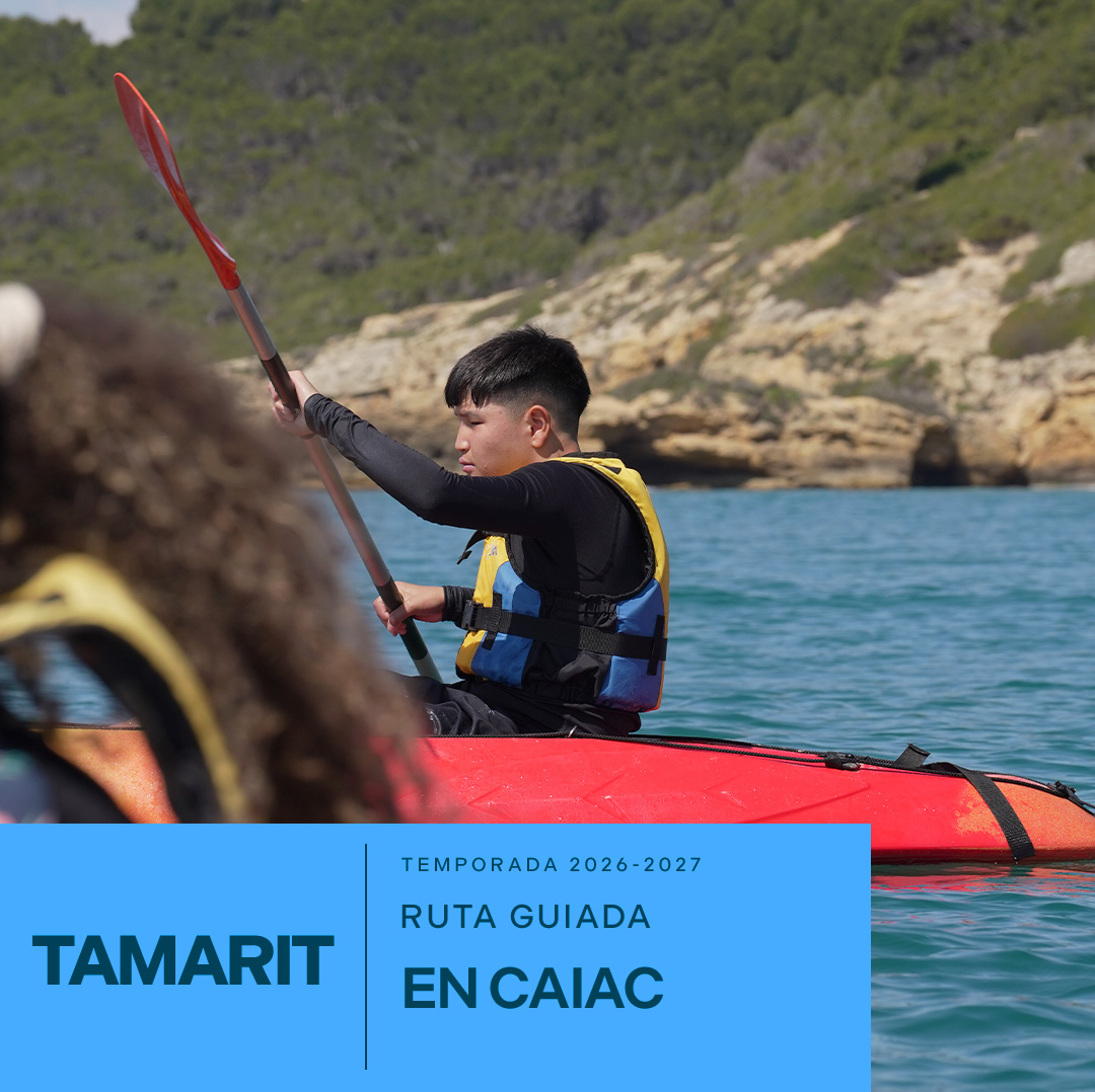 Ruta guiada en caiac a Tamarit
