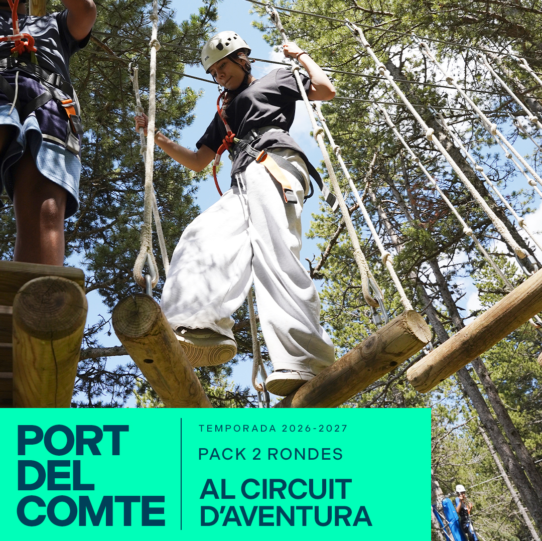 Pack 2 rondes al circuit d’aventura de Port del Comte