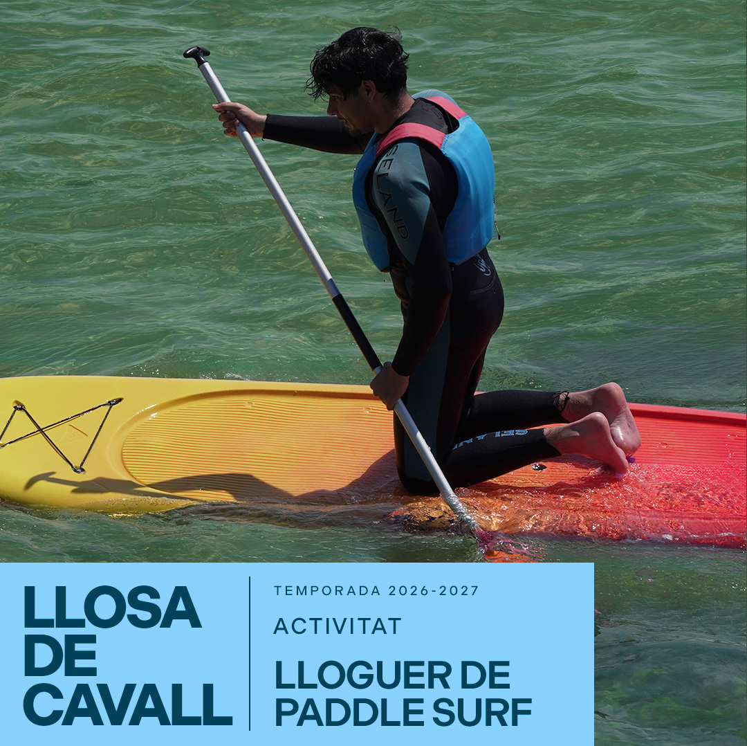 Lloguer de paddle surf a La Llosa del Cavall